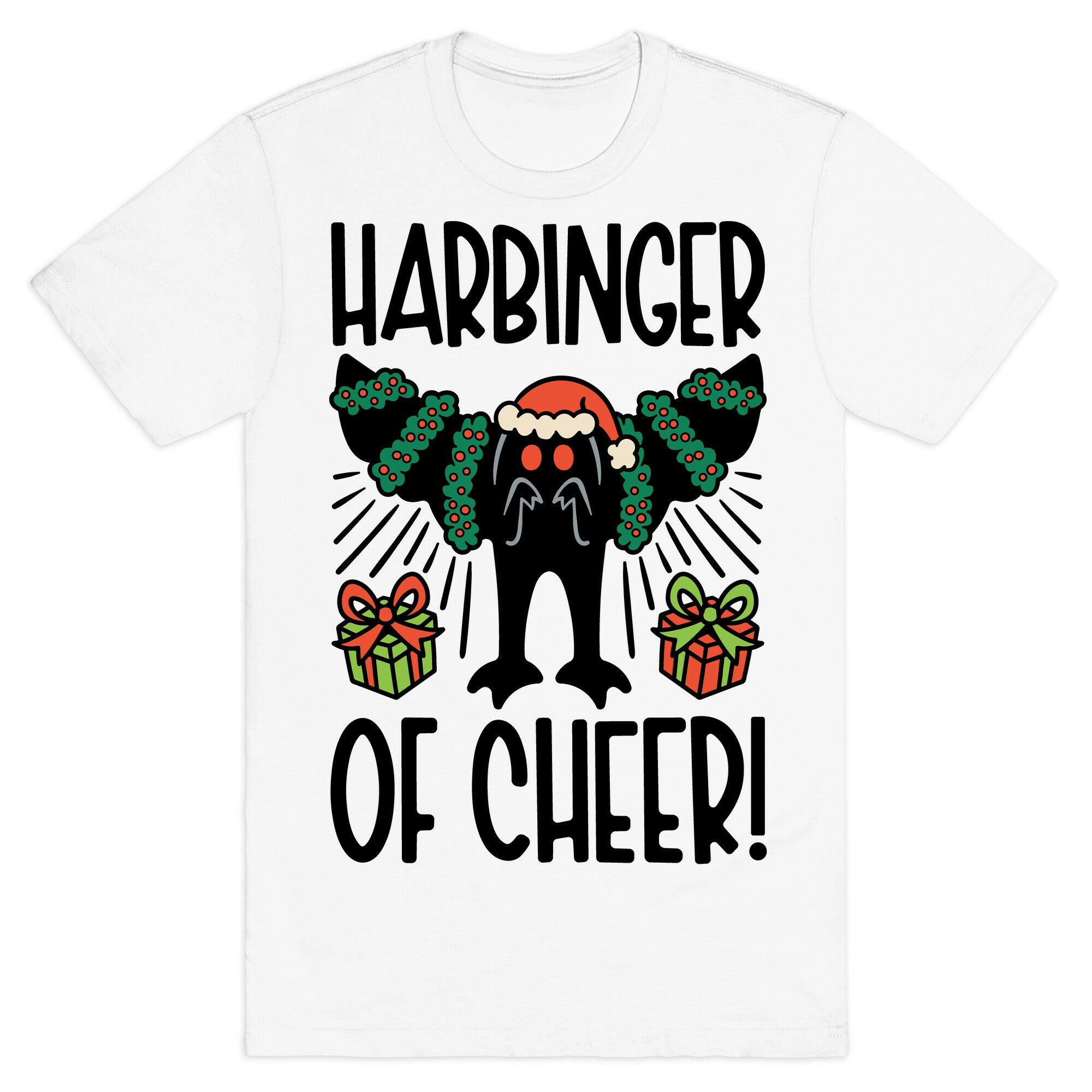 Harbinger of Cheer Mothman Parody T-Shirt