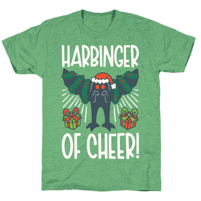Harbinger of Cheer Mothman Parody Unisex Triblend Tee