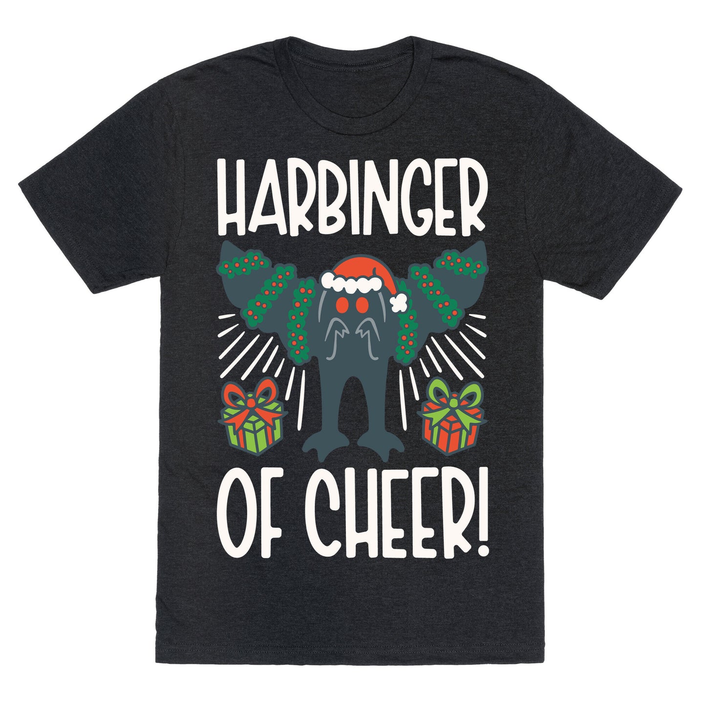 Harbinger of Cheer Mothman Parody Unisex Triblend Tee