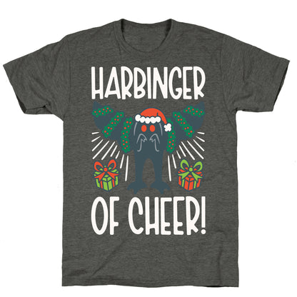 Harbinger of Cheer Mothman Parody Unisex Triblend Tee