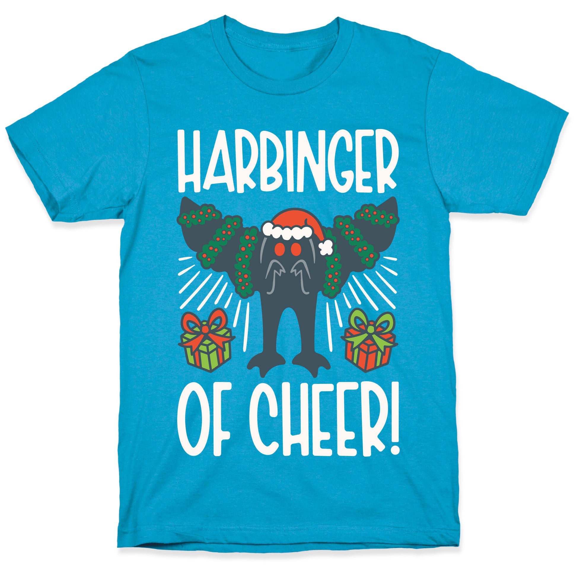 Harbinger of Cheer Mothman Parody Unisex Triblend Tee