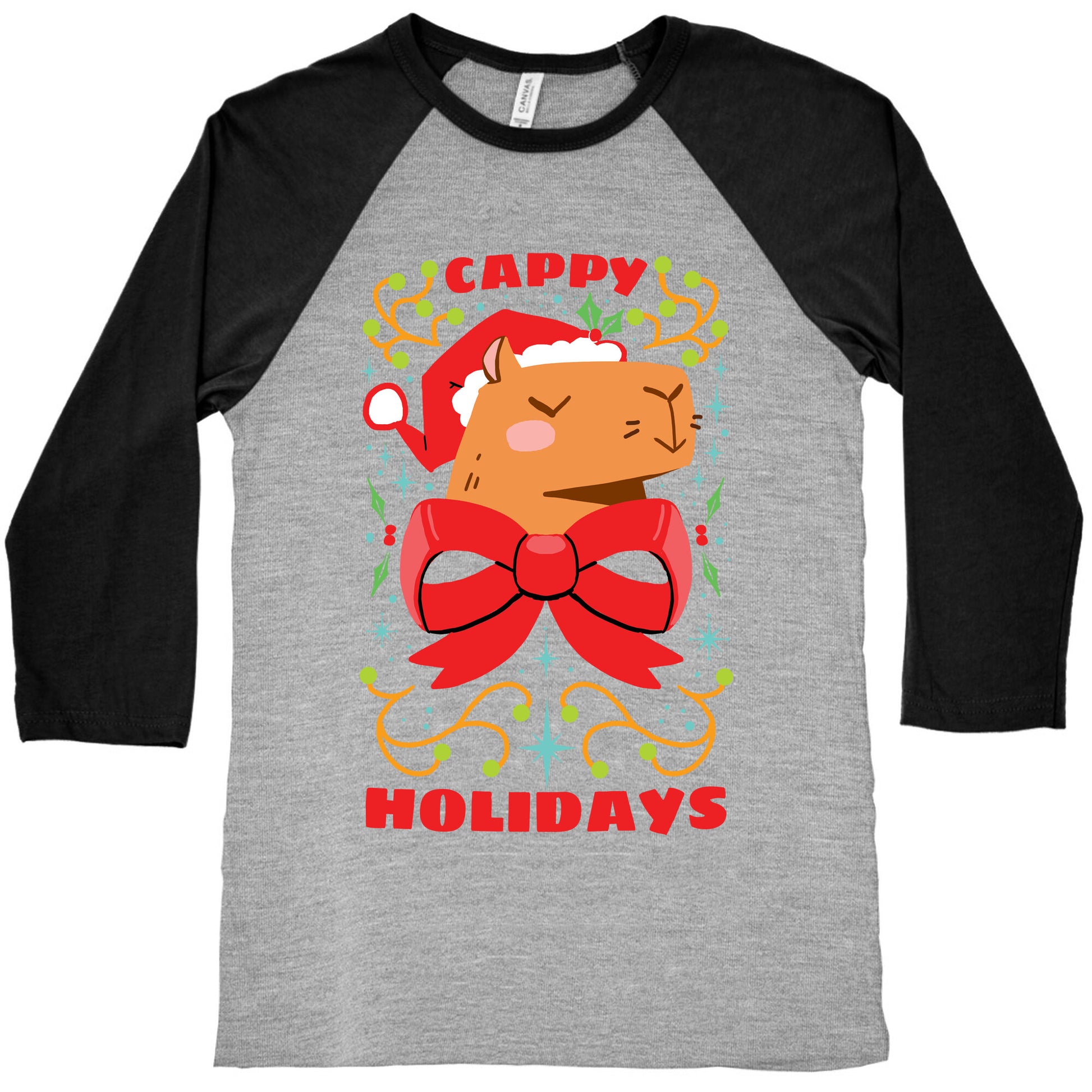 Cappy Holidays Baseball Tee