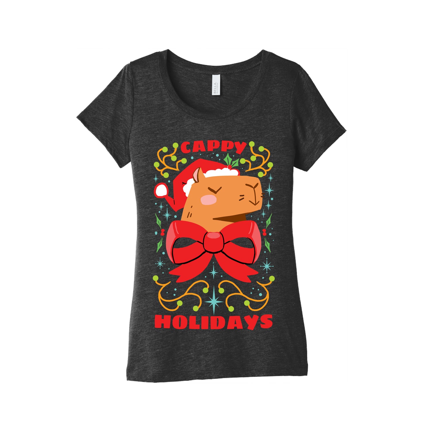 Cappy Holidays Women's Triblend Tee