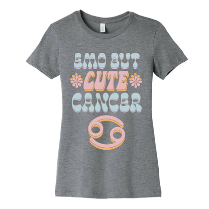 Emo But Cute Cancer Women's Cotton Tee