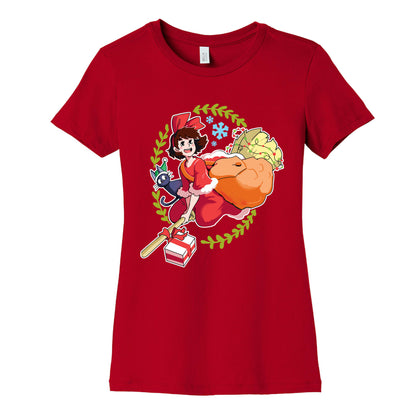 Kiki's Christmas Gift Delivery Women's Cotton Tee