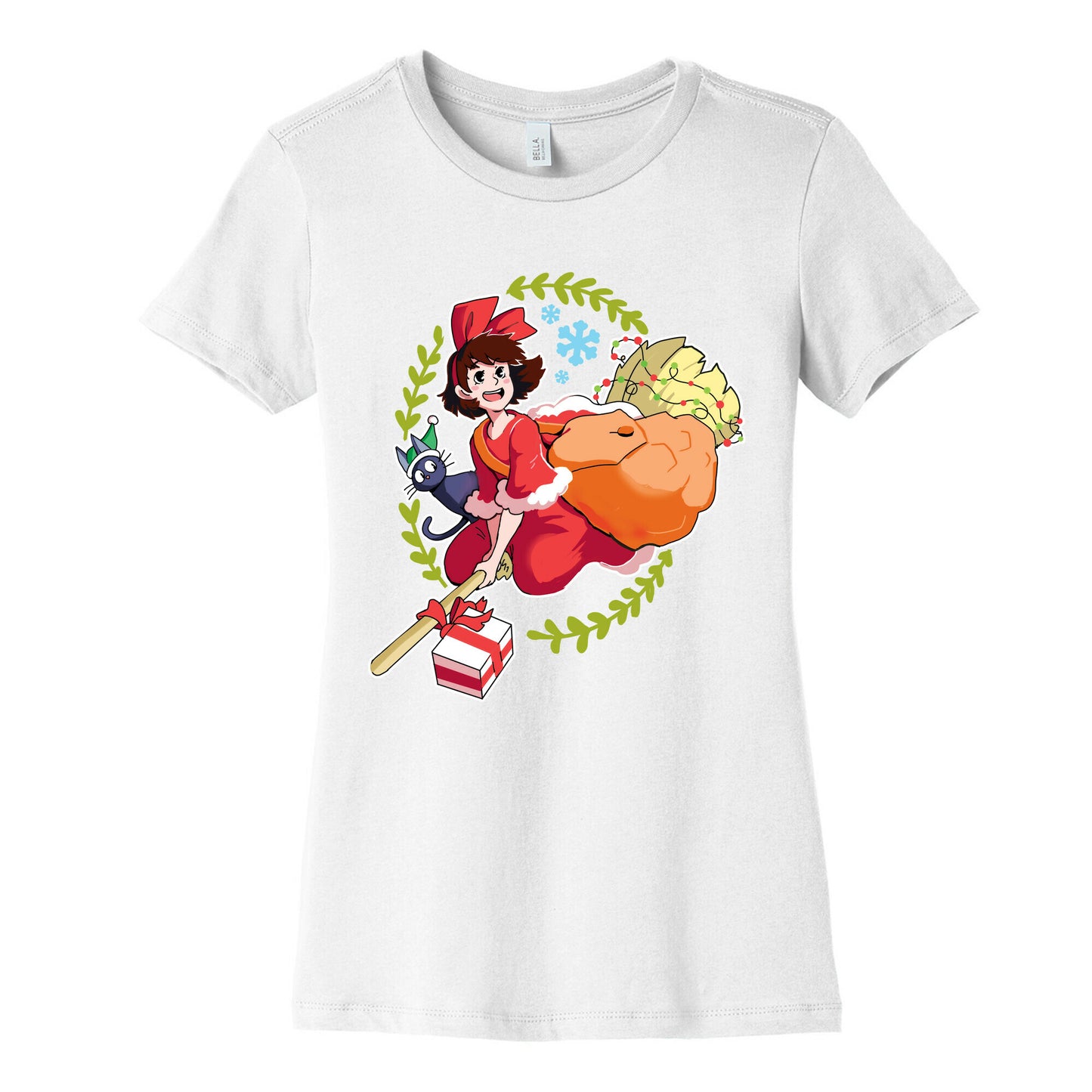 Kiki's Christmas Gift Delivery Women's Cotton Tee