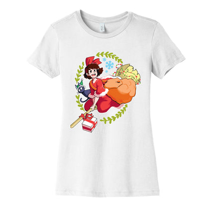 Kiki's Christmas Gift Delivery Women's Cotton Tee