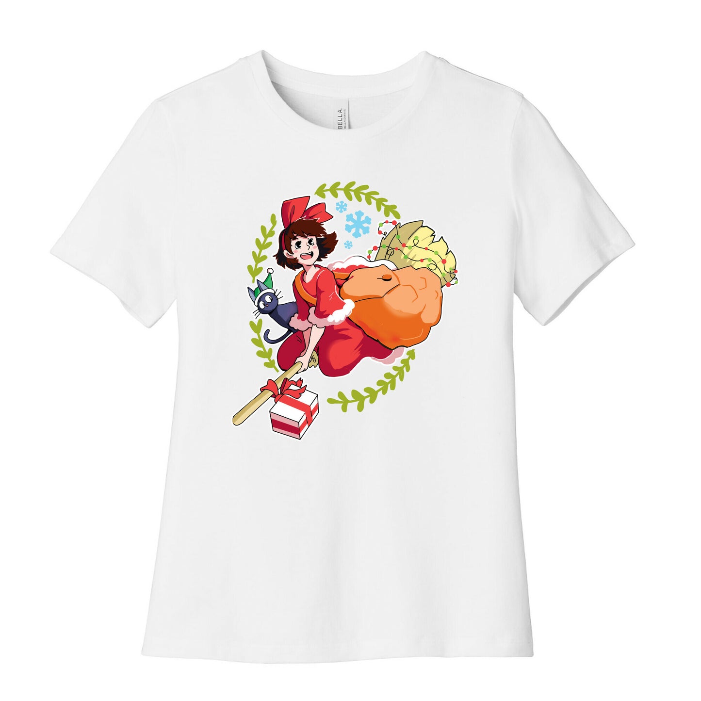 Kiki's Christmas Gift Delivery Women's Cotton Tee