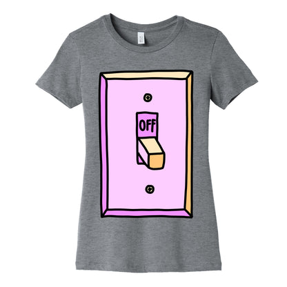 Off Light Switch Women's Cotton Tee