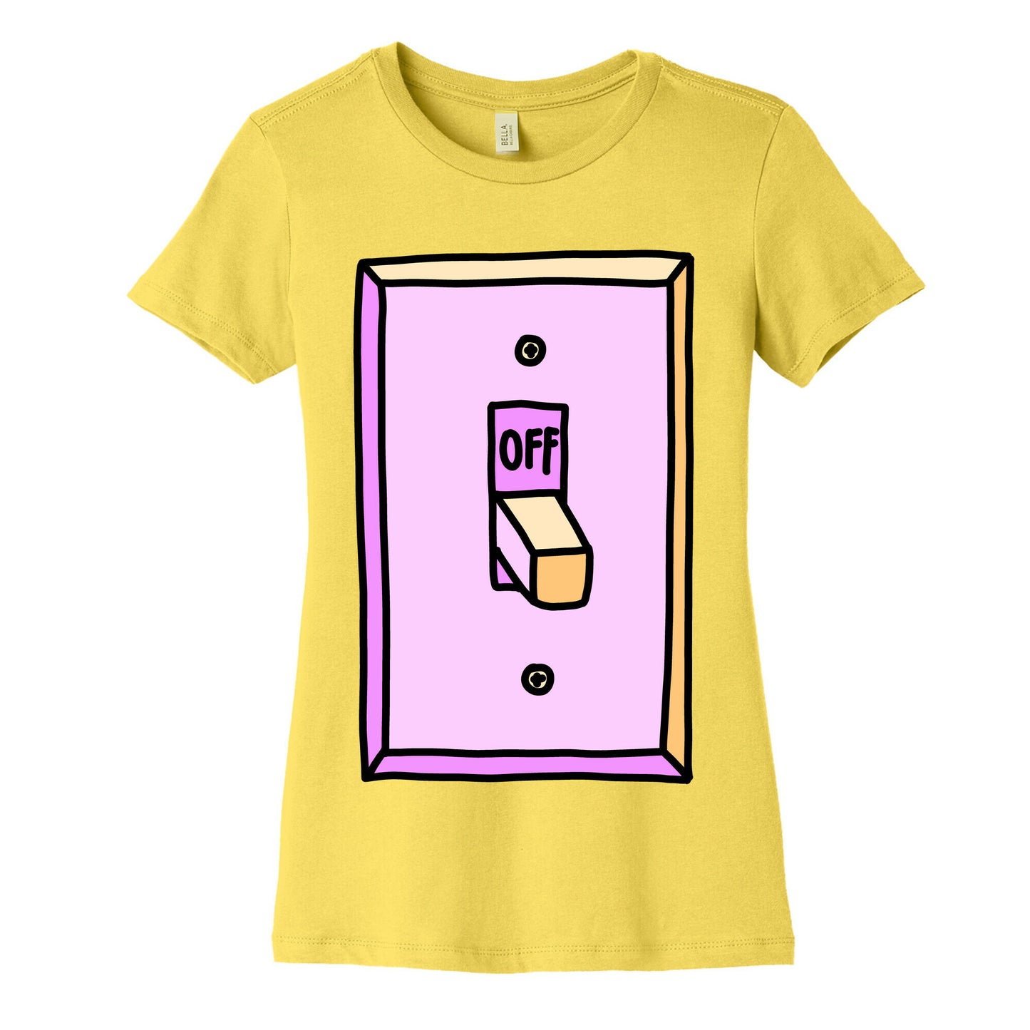 Off Light Switch Women's Cotton Tee