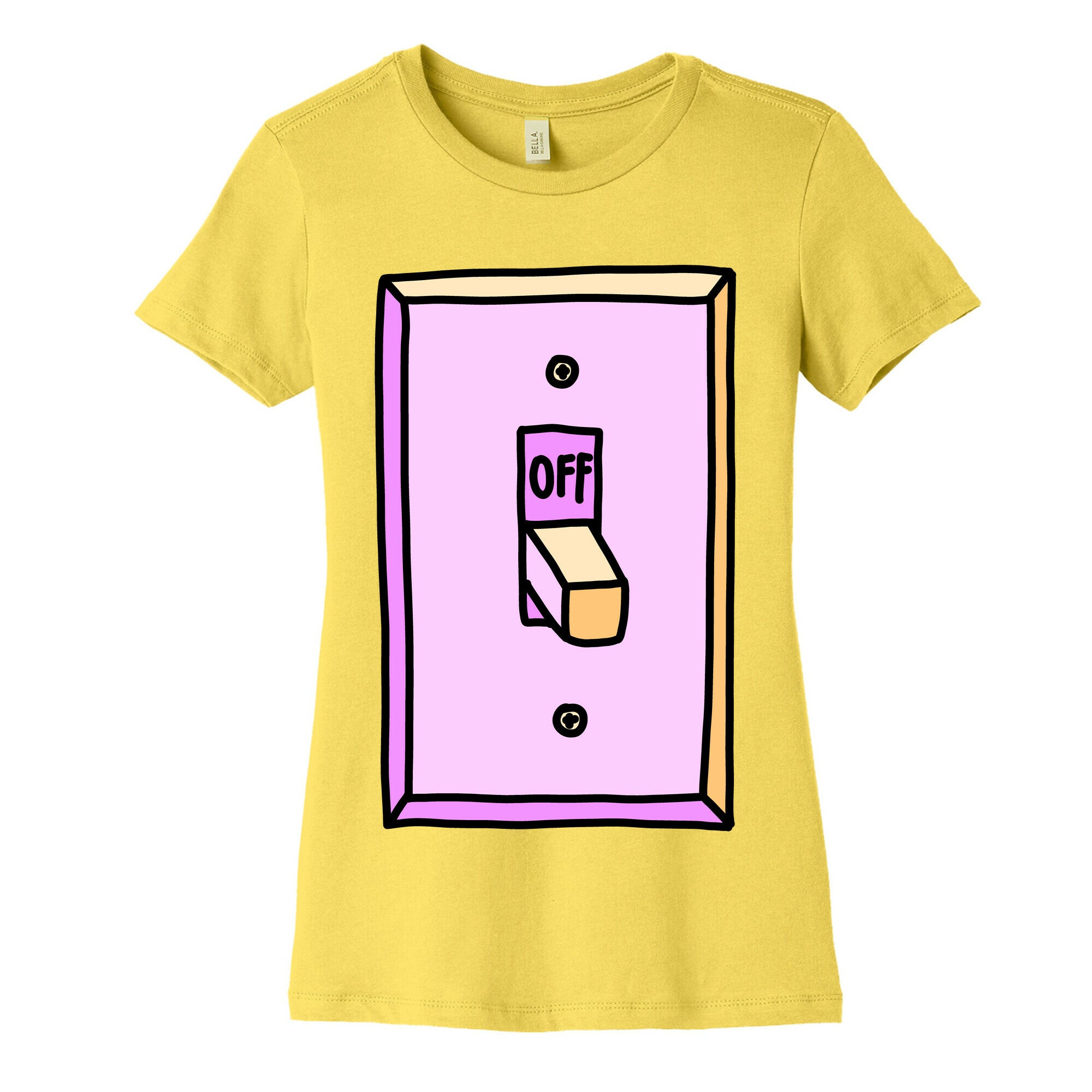 Off Light Switch Women's Cotton Tee