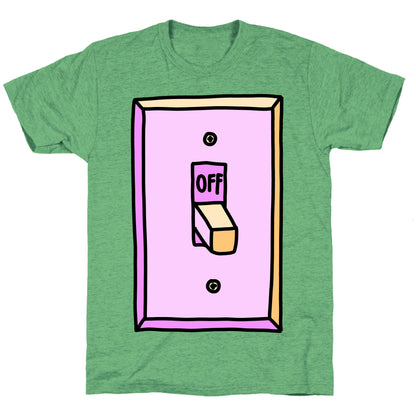 Off Light Switch Unisex Triblend Tee