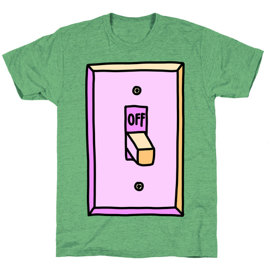Off Light Switch Unisex Triblend Tee