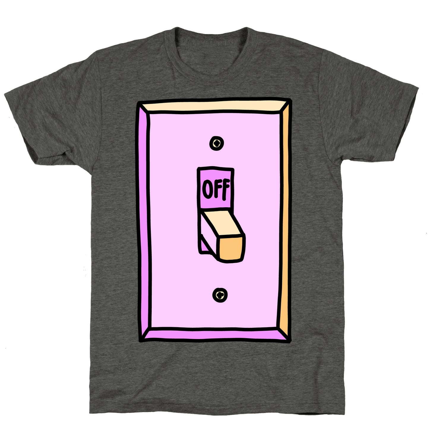 Off Light Switch Unisex Triblend Tee