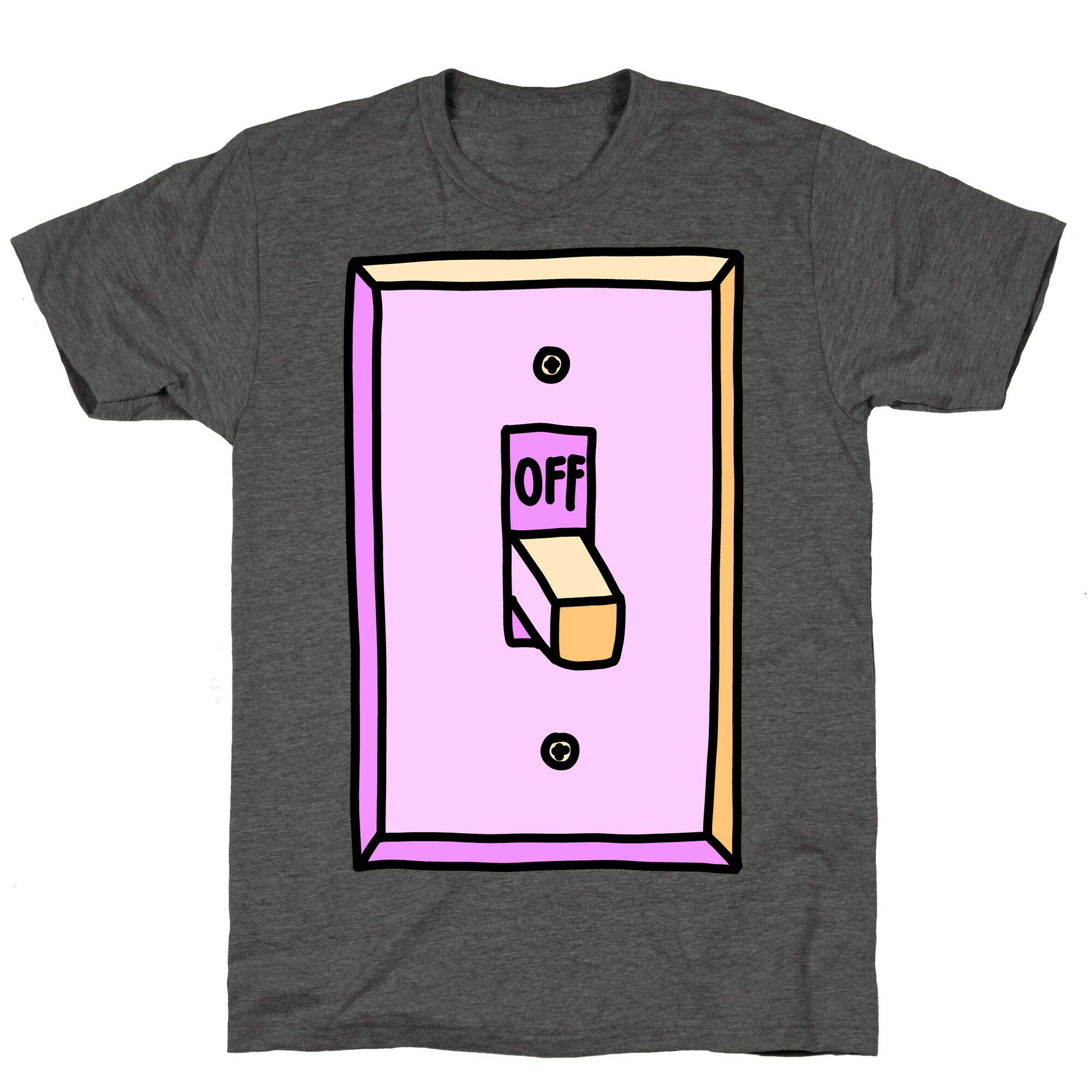 Off Light Switch Unisex Triblend Tee