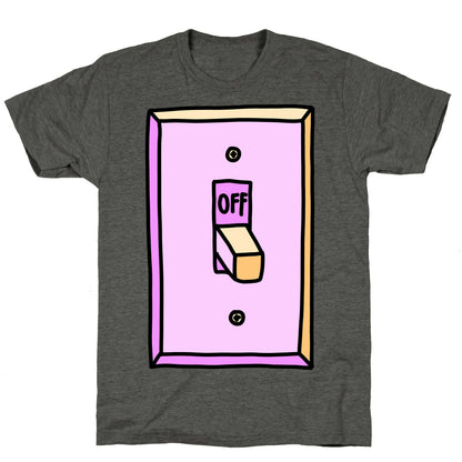 Off Light Switch Unisex Triblend Tee