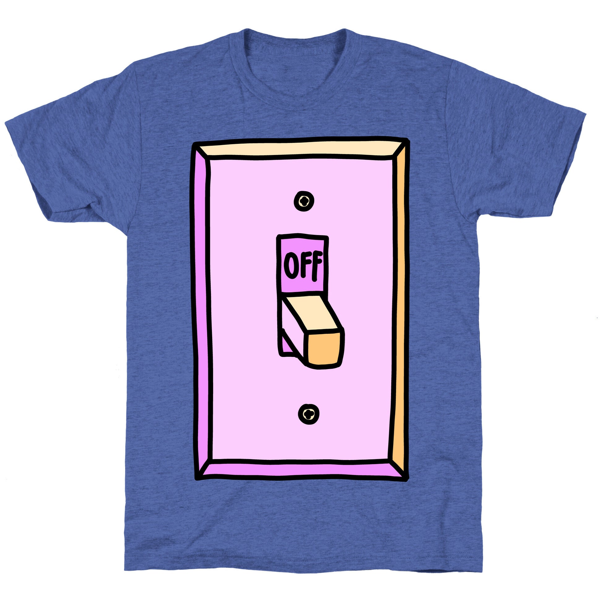Off Light Switch Unisex Triblend Tee