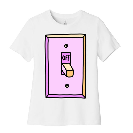 Off Light Switch Women's Cotton Tee
