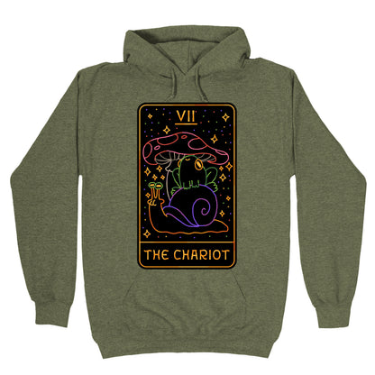 The Chariot Frog On a Snail Tarot Hoodie