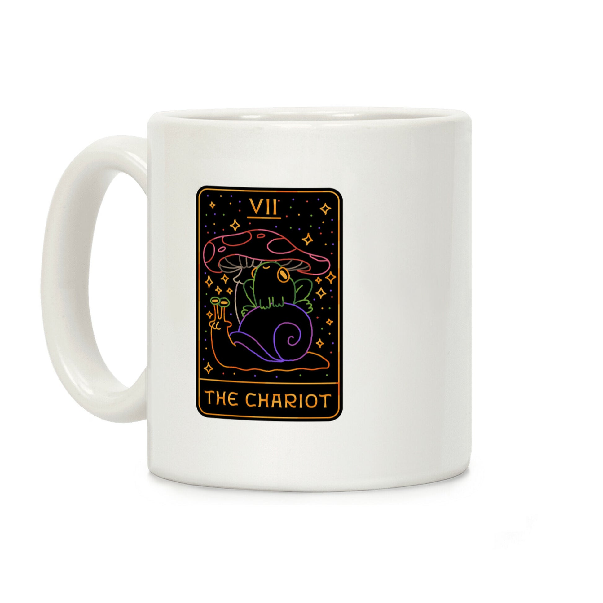The Chariot Frog On a Snail Tarot Coffee Mug