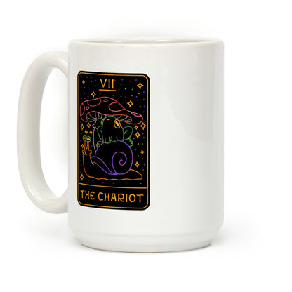 The Chariot Frog On a Snail Tarot Coffee Mug