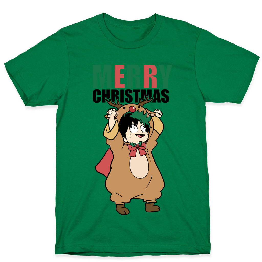 Deku Reindeer Christmas Parody T-Shirt