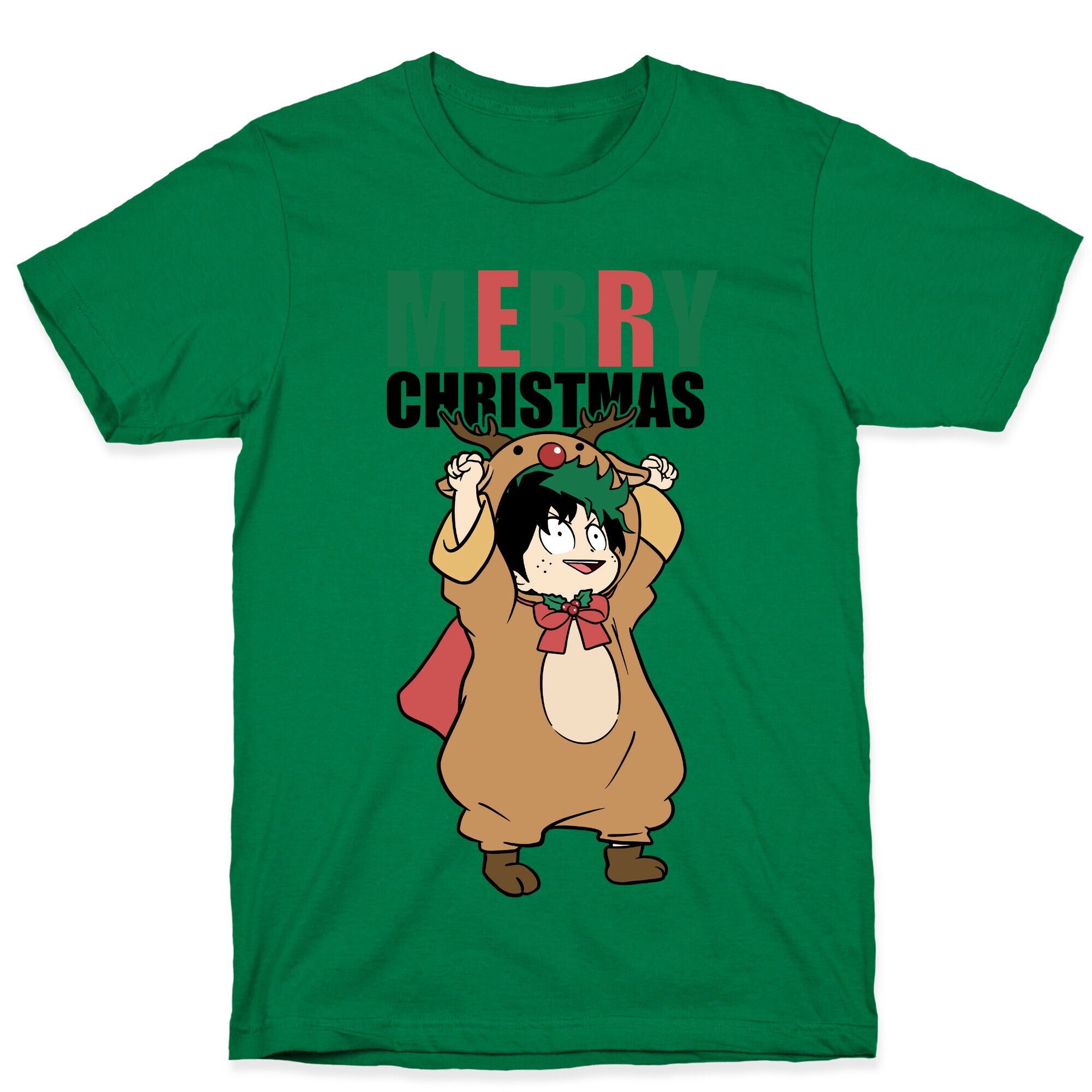 Deku Reindeer Christmas Parody T-Shirt