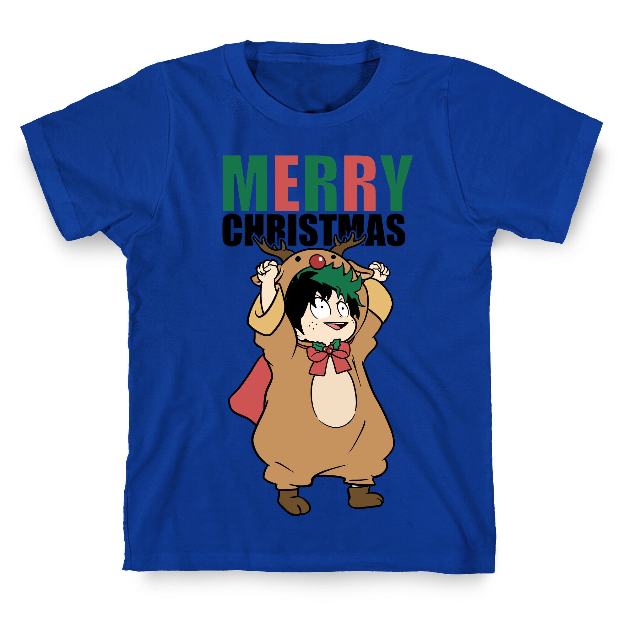 Deku Reindeer Christmas Parody T-Shirt