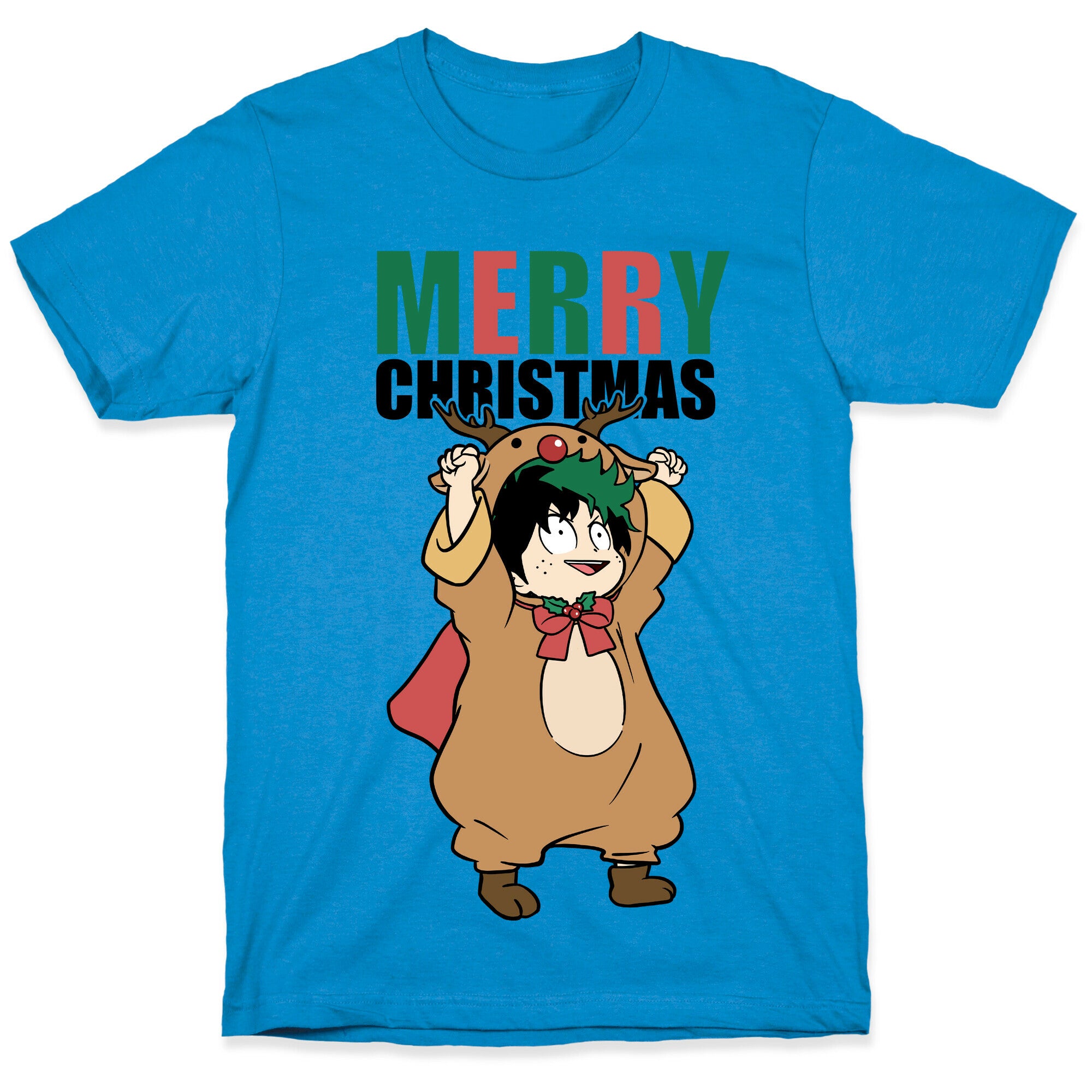 Deku Reindeer Christmas Parody T-Shirt