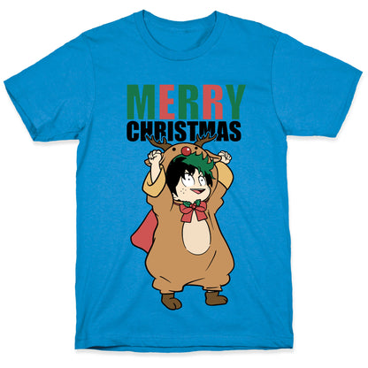 Deku Reindeer Christmas Parody T-Shirt