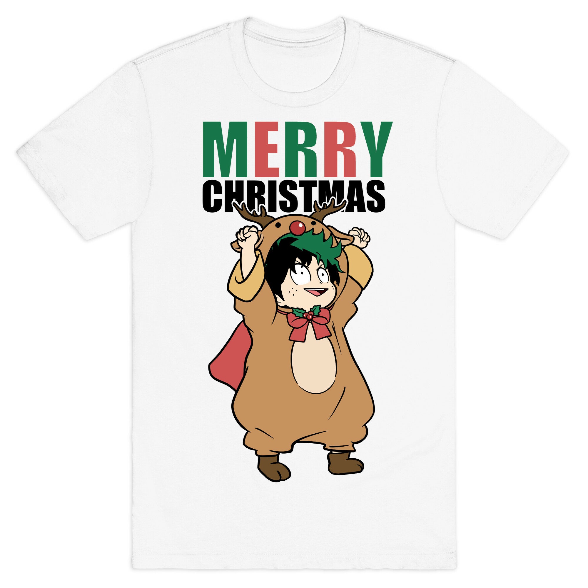 Deku Reindeer Christmas Parody T-Shirt