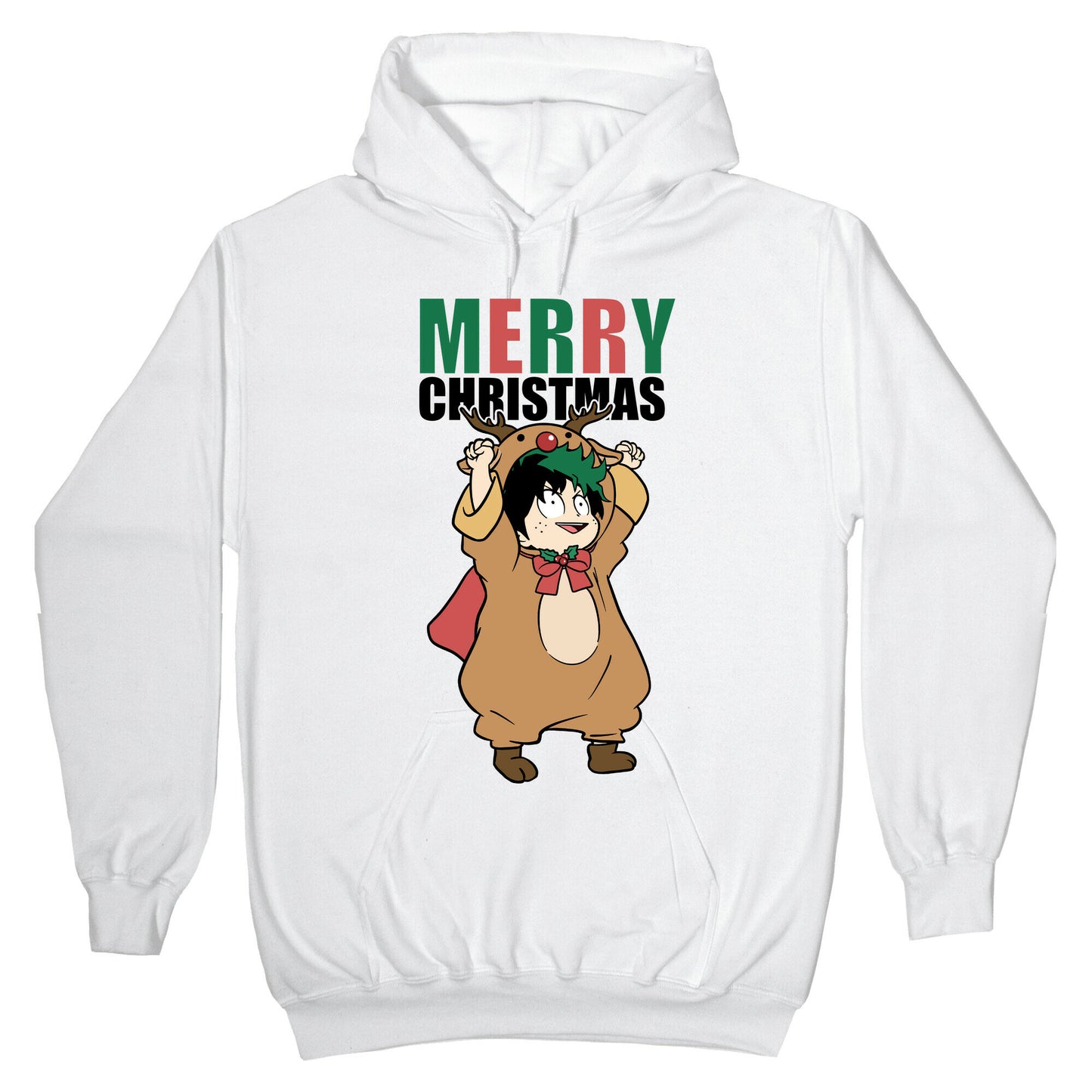 Deku Reindeer Christmas Parody Hoodie