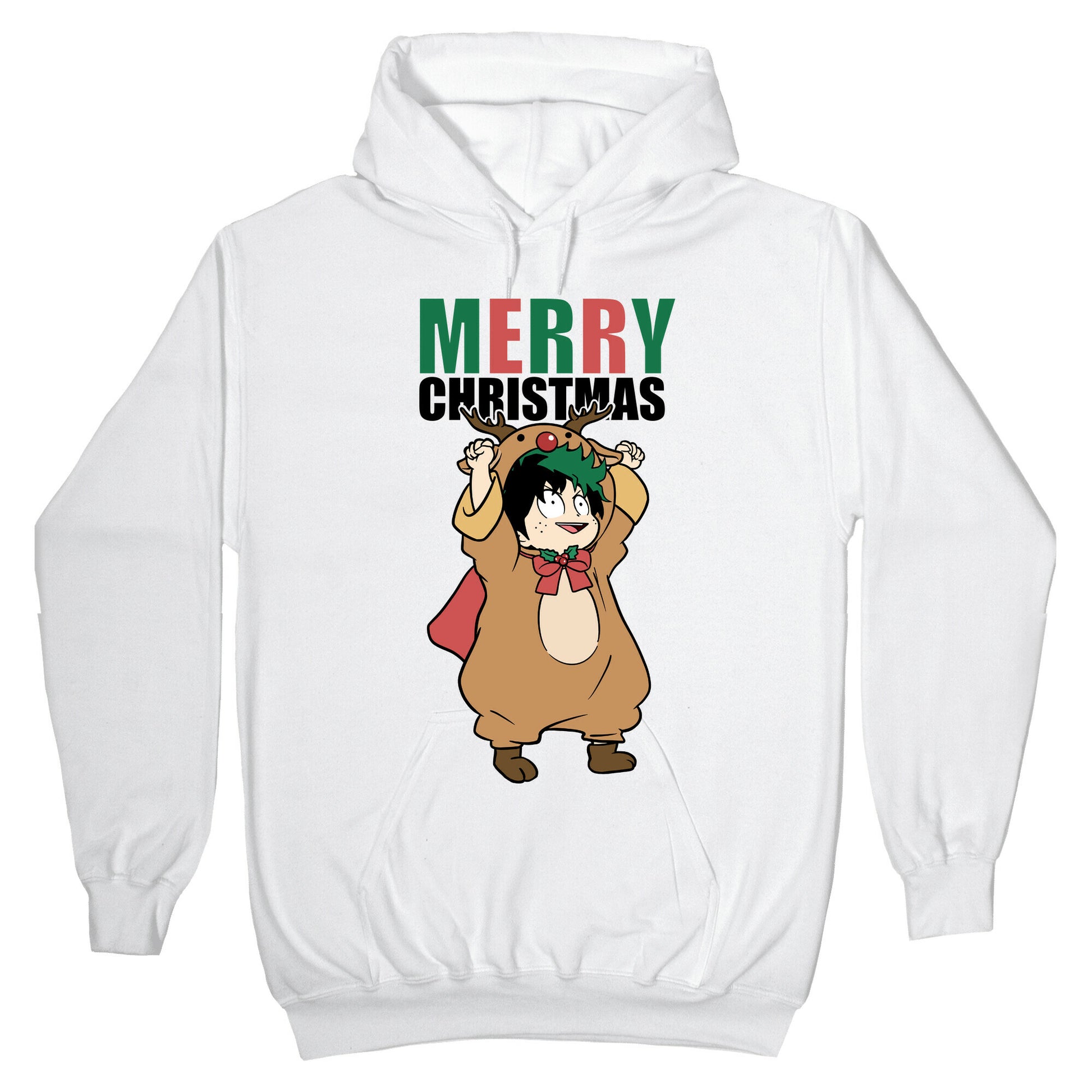 Deku Reindeer Christmas Parody Hoodie