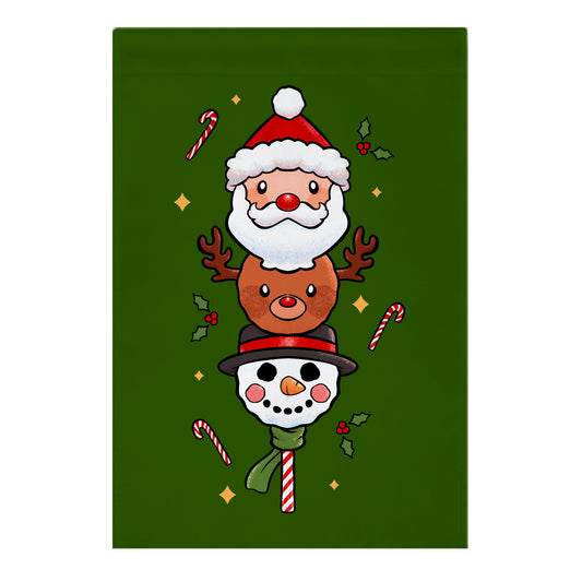 Christmas Dango Garden Flag