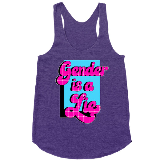 Gender is a Lie Racerback Tank