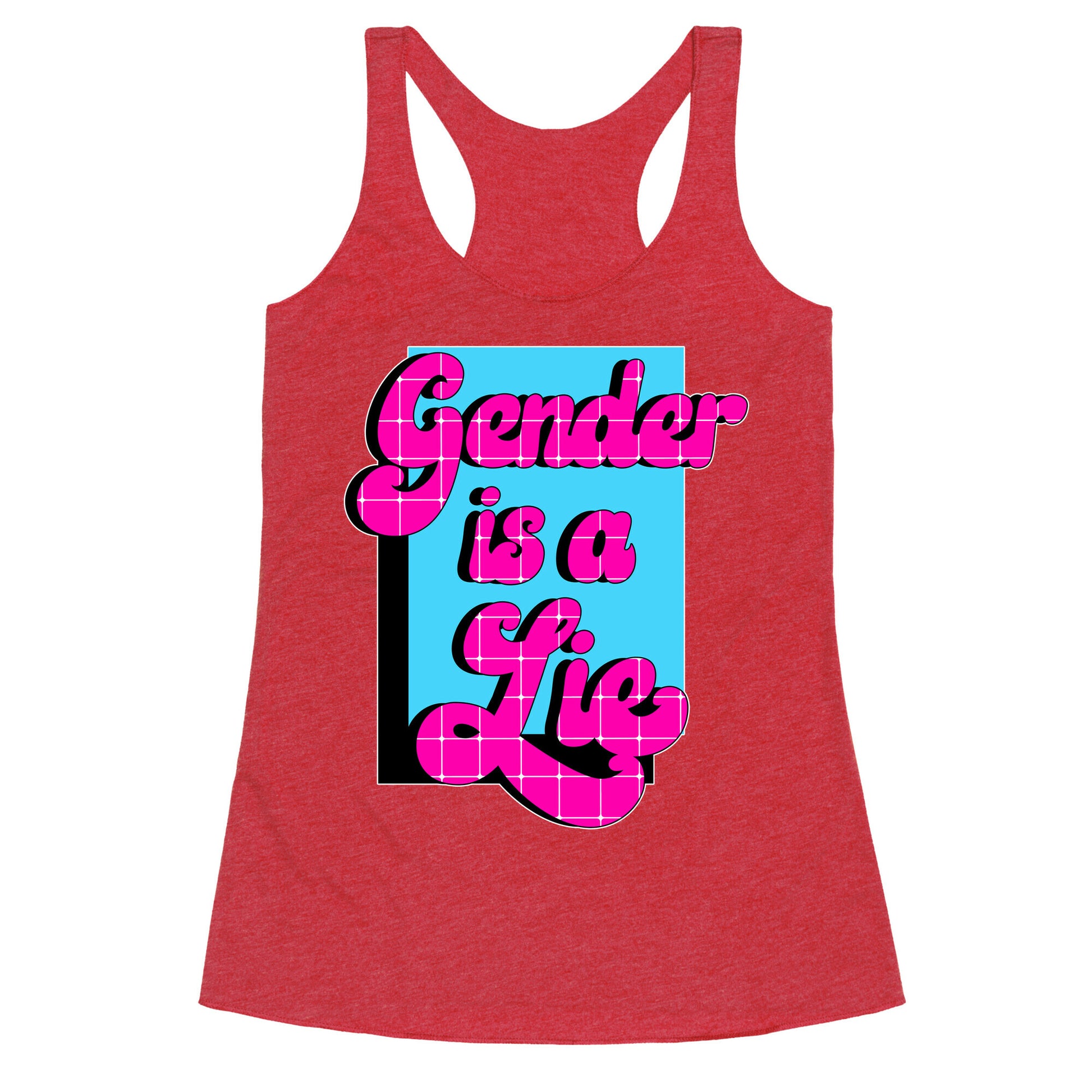Gender is a Lie Racerback Tank