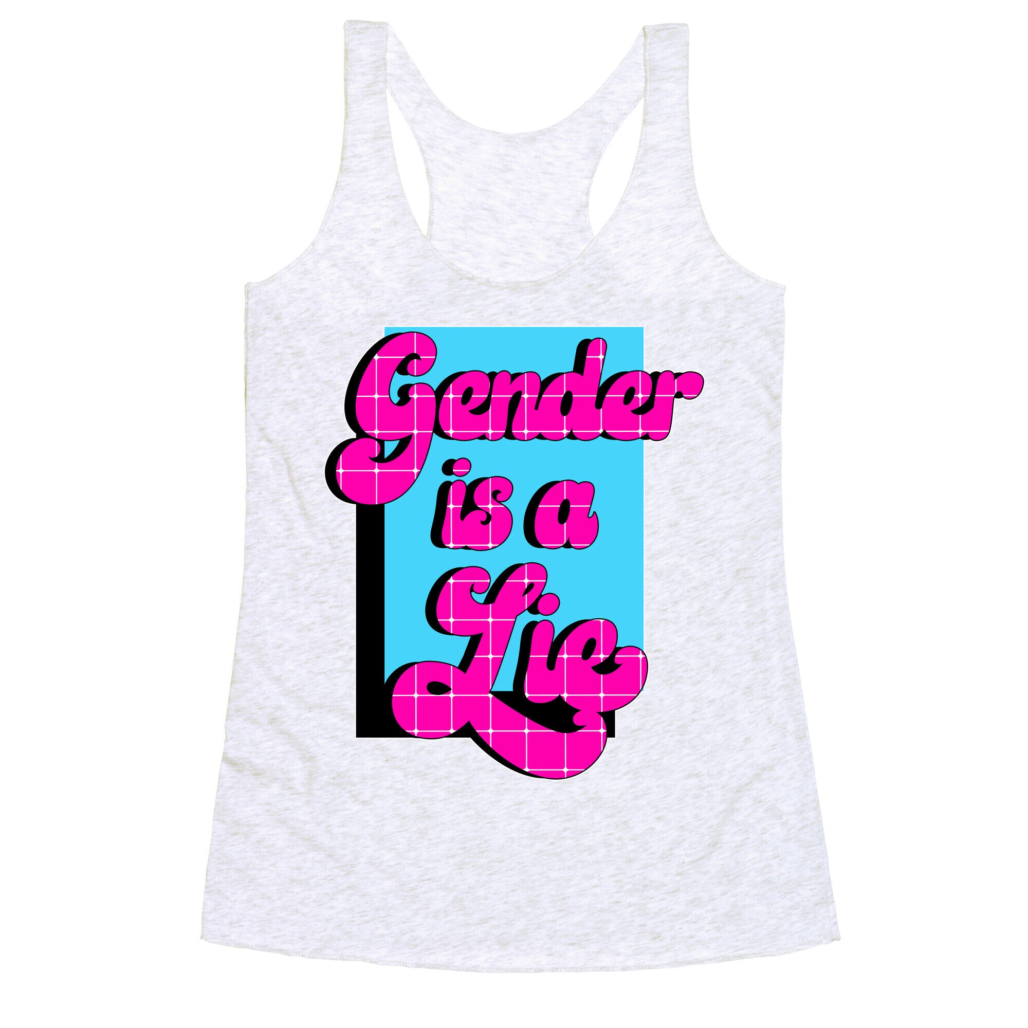 Gender is a Lie Racerback Tank