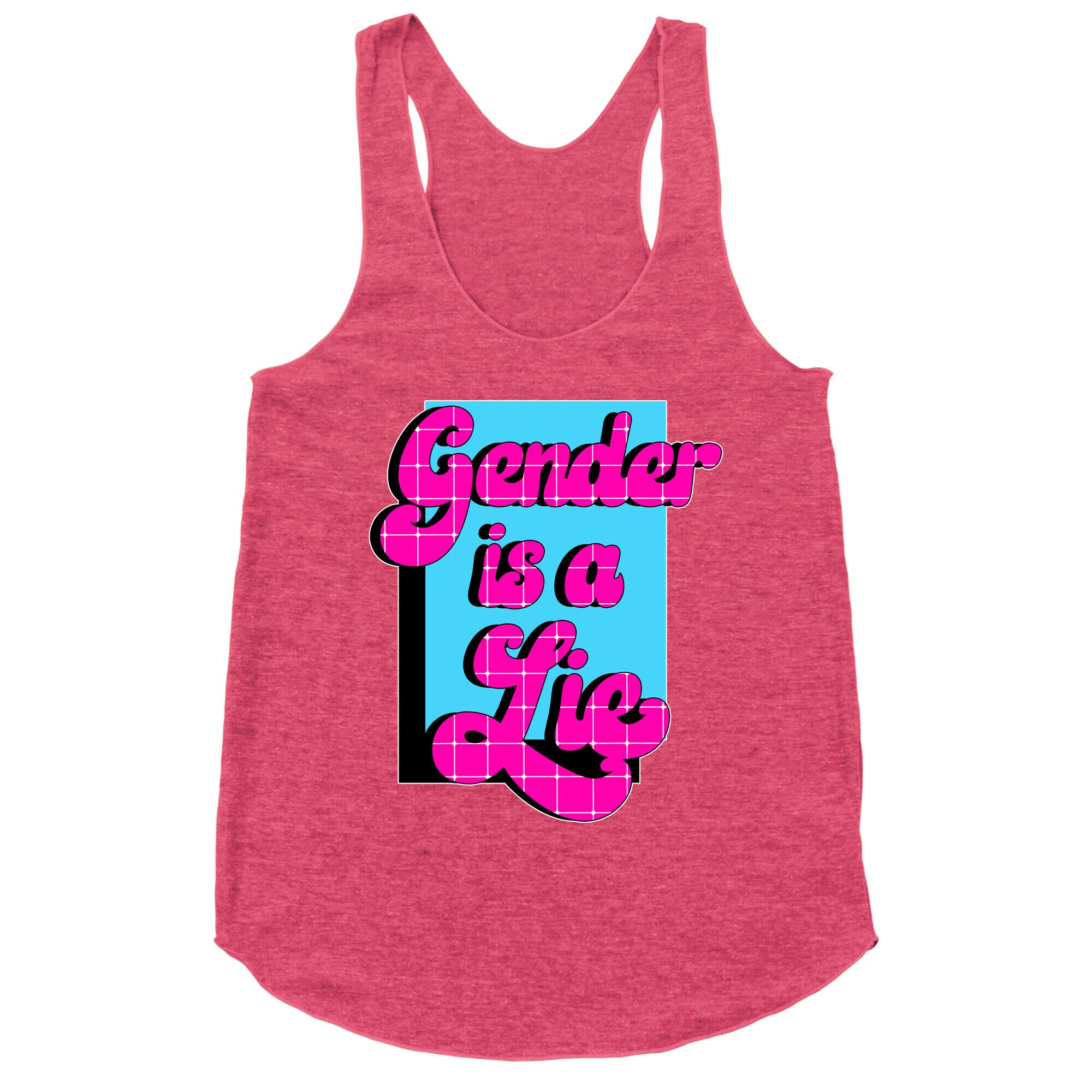 Gender is a Lie Racerback Tank