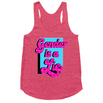 Gender is a Lie Racerback Tank