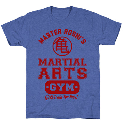 Master Roshi's Martial Arts Gym Unisex Triblend Tee