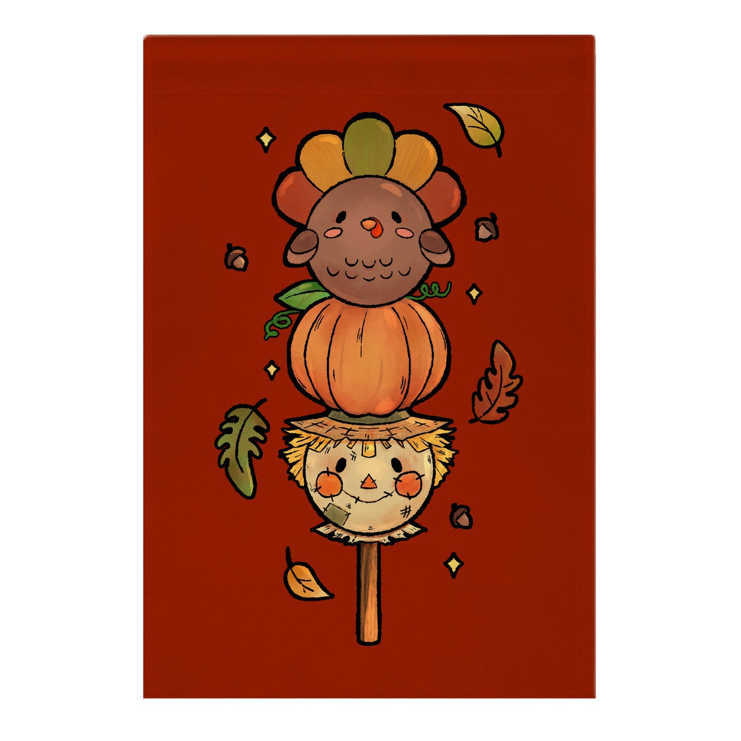 Thanksgiving Dango Garden Flag