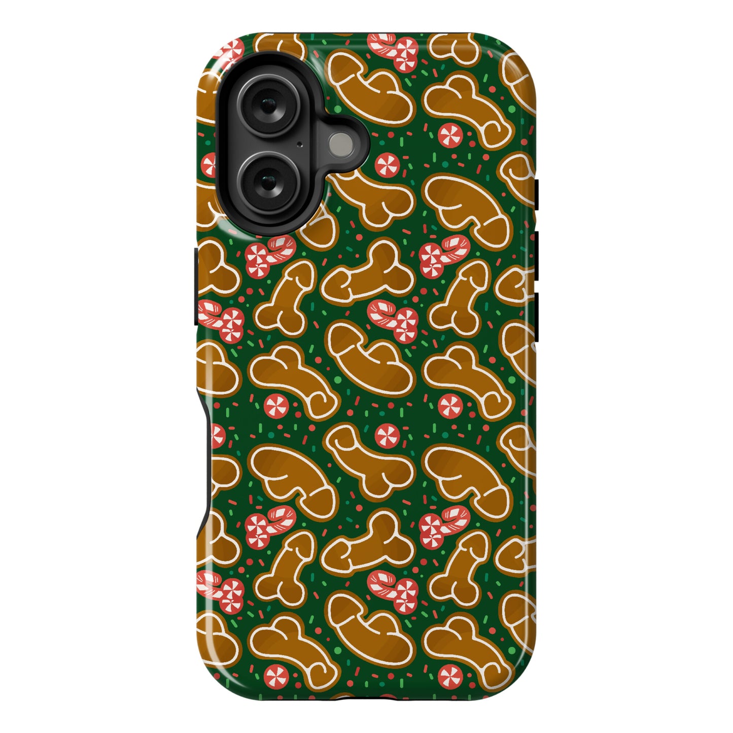 Gingerbread and Candy Cane Penises  Phone Case