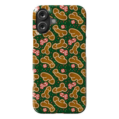 Gingerbread and Candy Cane Penises  Phone Case