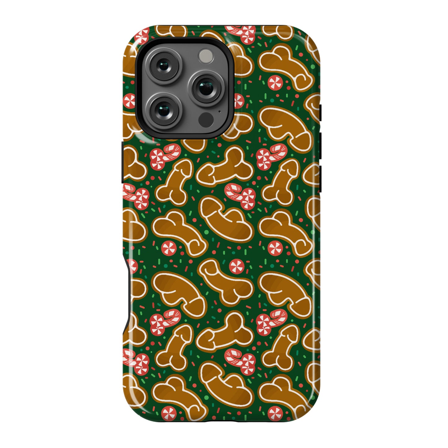 Gingerbread and Candy Cane Penises  Phone Case