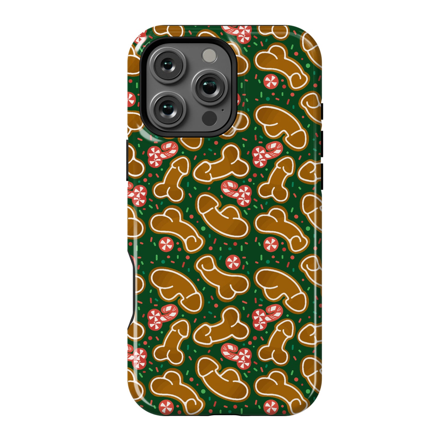 Gingerbread and Candy Cane Penises  Phone Case