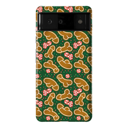 Gingerbread and Candy Cane Penises  Phone Case