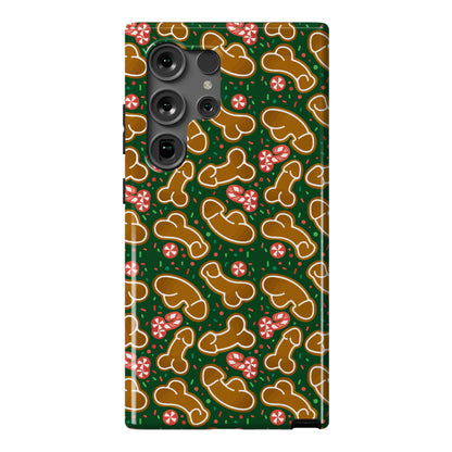 Gingerbread and Candy Cane Penises  Phone Case