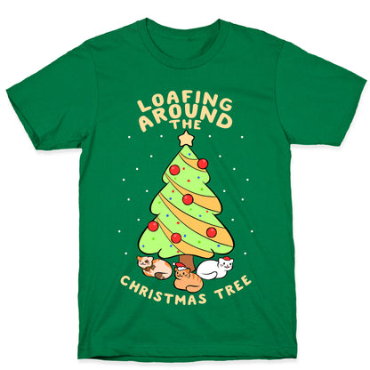 Loafing Around The Christmas Tree T-Shirt