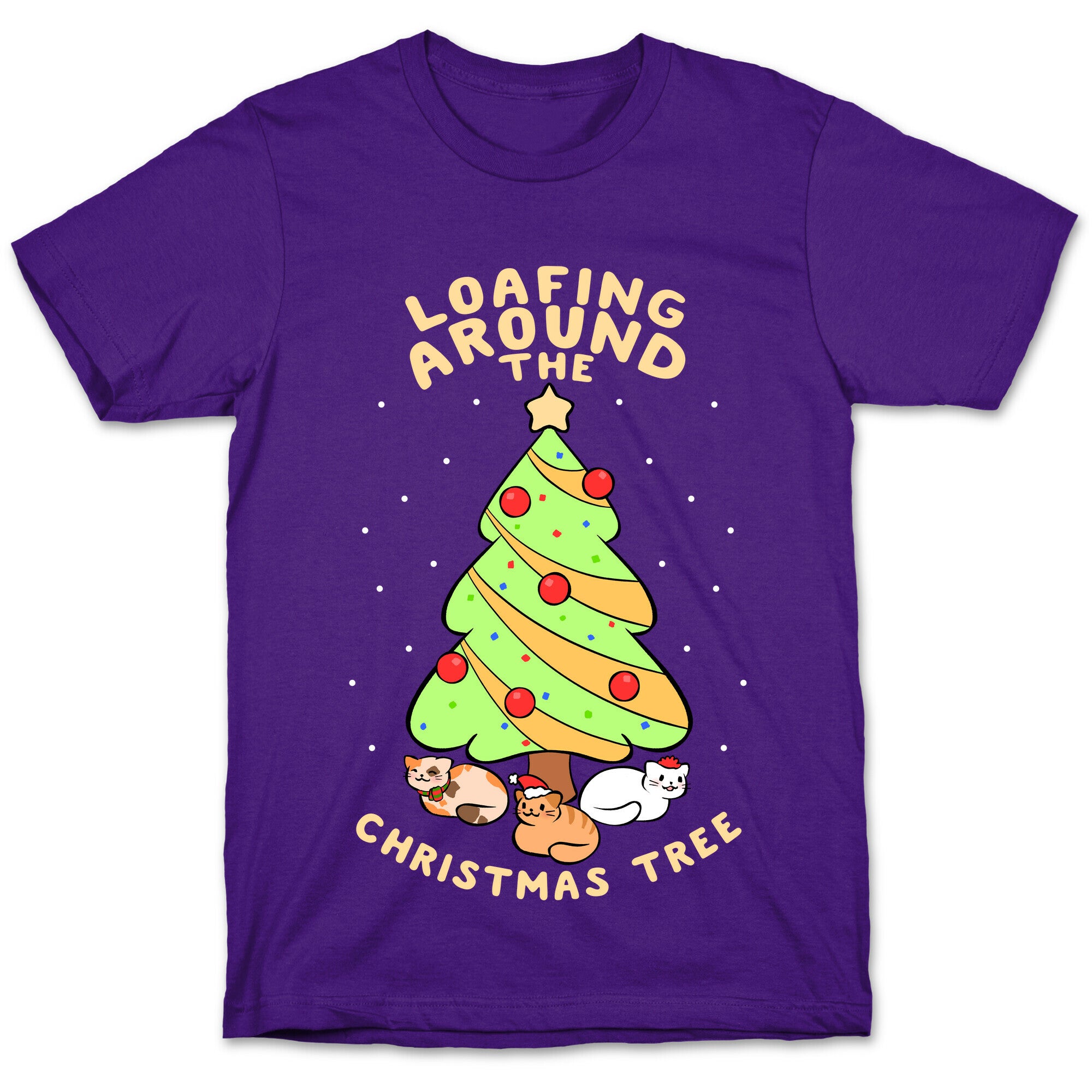 Loafing Around The Christmas Tree T-Shirt