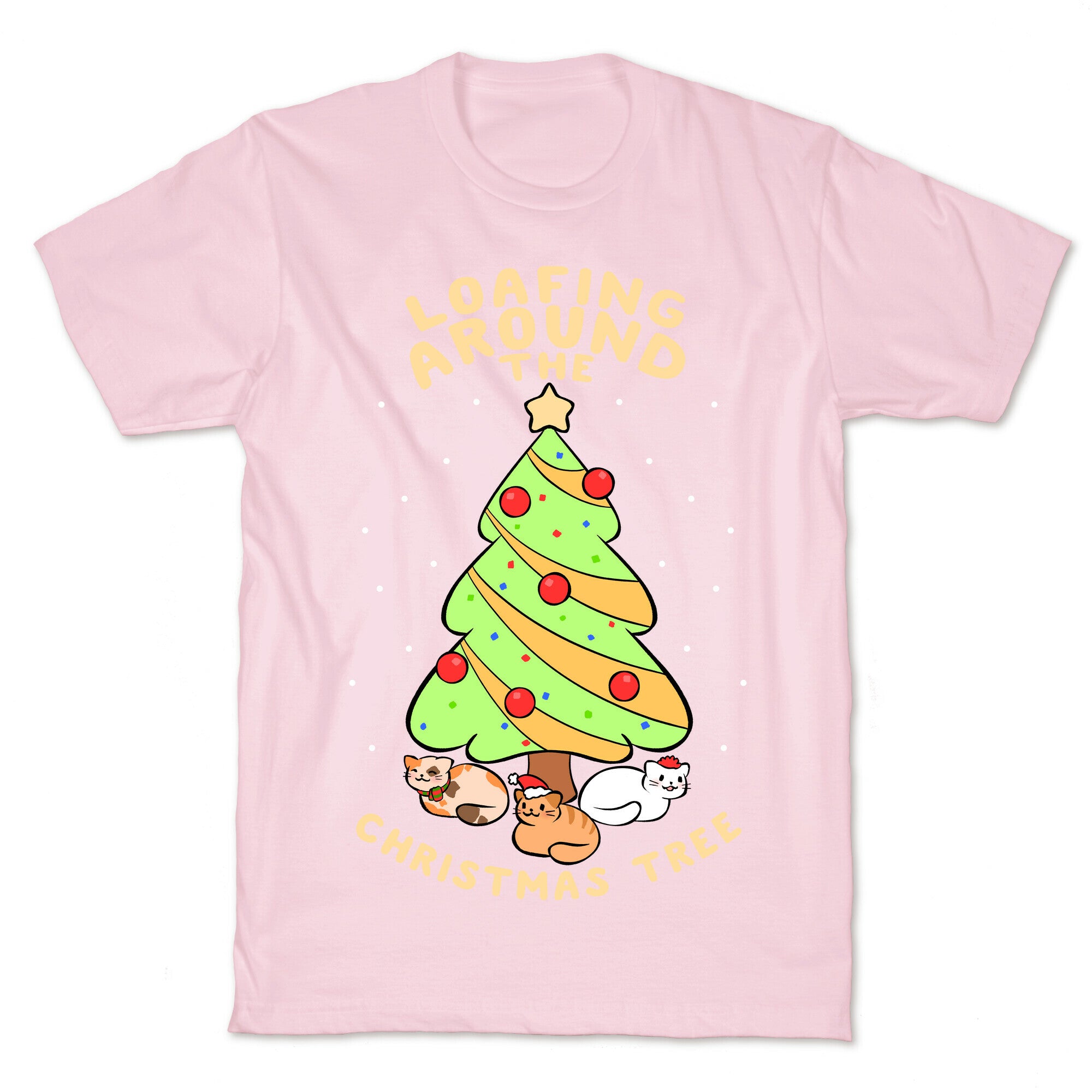 Loafing Around The Christmas Tree T-Shirt